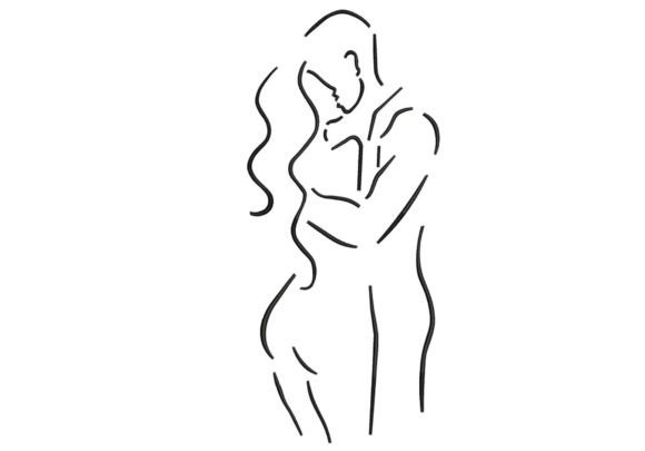 Couple Line Art: A Designer’s Review for Valentine Projects