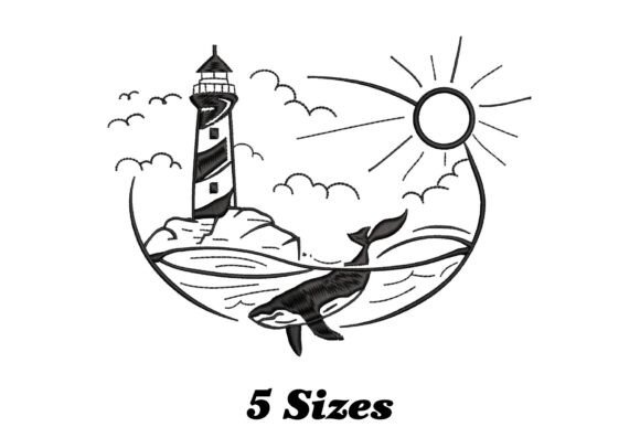 Lighthouse Whale: A Whimsical Marine Embroidery Review