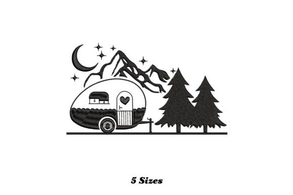 Review: Camping Trailer Applique for Boutique Sweatshirts