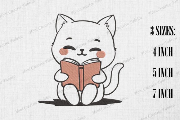 Review: Cute Cat Loves Reading Books for Craft Fairs