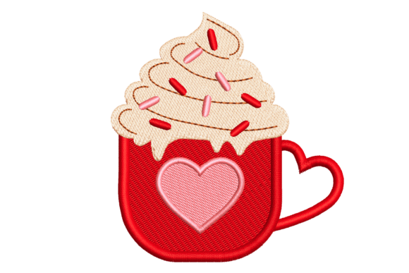 Review: Valentine Heart Handle Hot Chocolate Mug Design