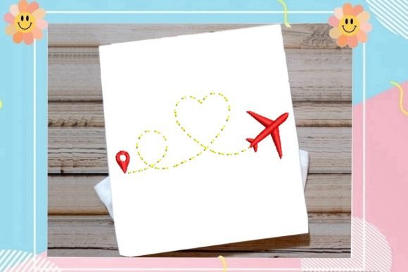 Reviewing Airplane Tracing a Lovely Heart for Custom Gifts