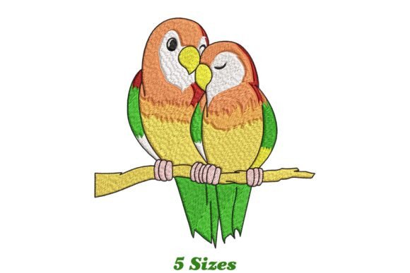 Reviewing Beautiful Love Birds for Embroidery