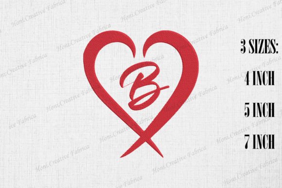 Reviewing Letter B with Heart Valentine’s Day for Etsy Shops