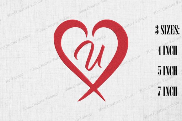 Reviewing Letter U with Heart Valentine’s Day