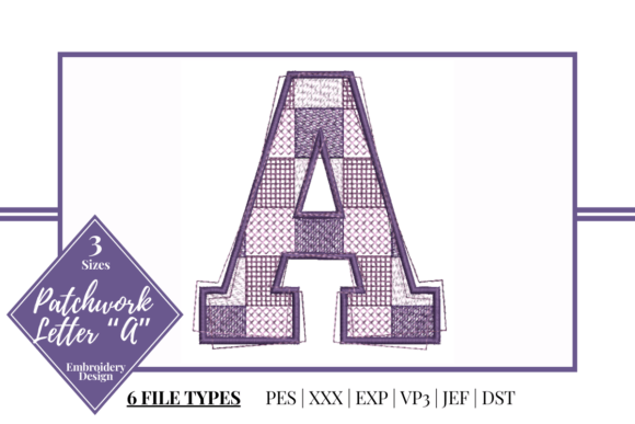 Reviewing Patchwork Letter A for Custom Gifts